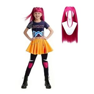 [SOLD] K Pop Demons Hunters Mira Costume (NWT) with Wig